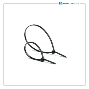 Attaches de Câble en nylon noir et blanc par 100 ( rislan)